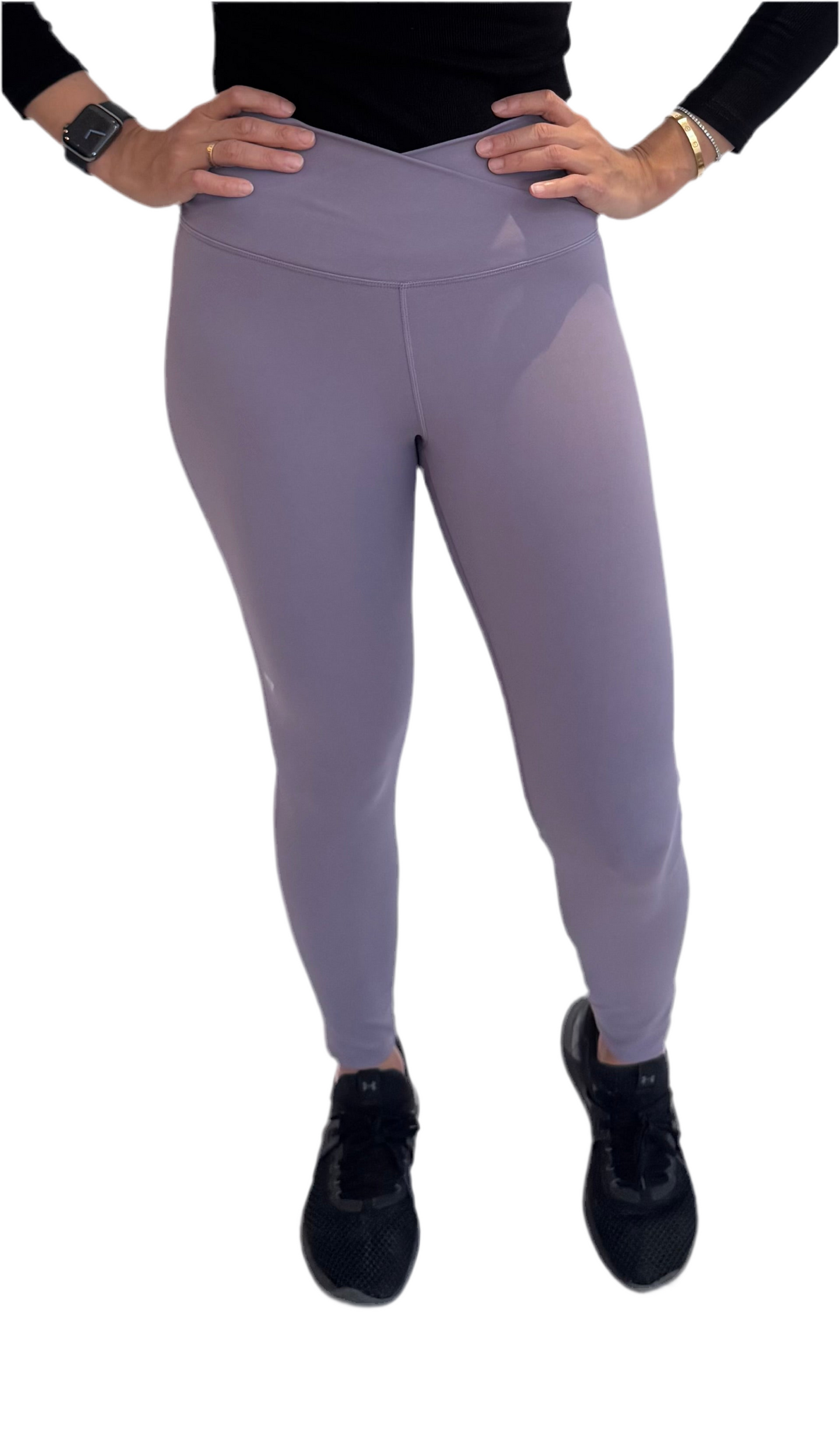 Premium Performance Leggings- Purple- Full length 27”