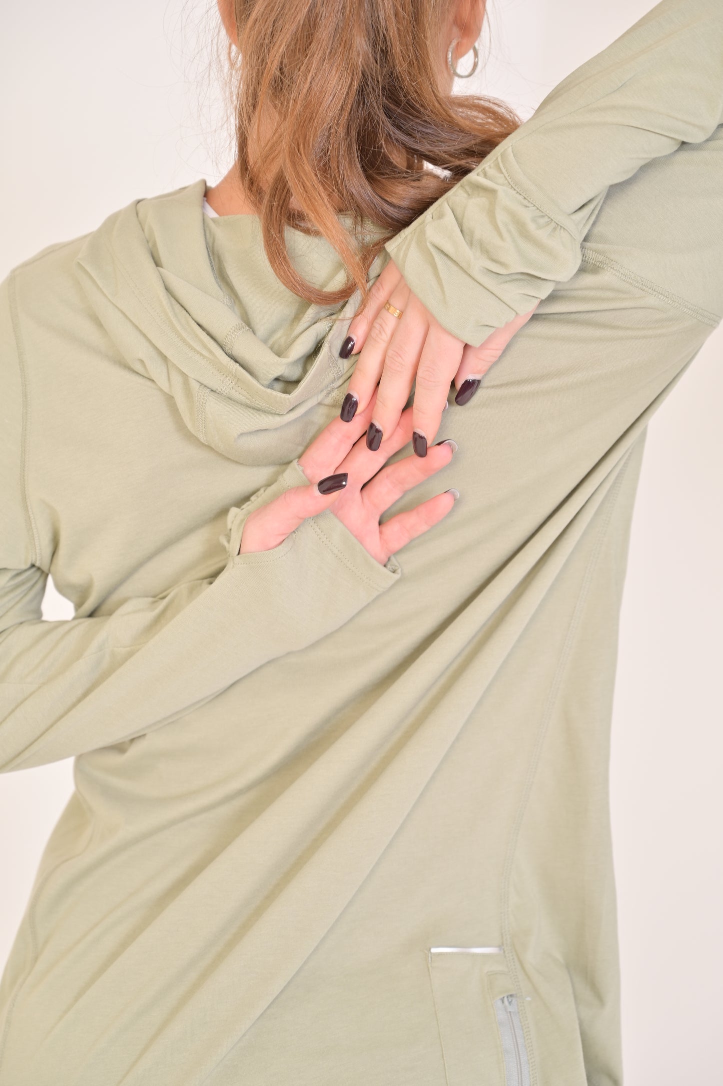 Lightweight workout hoodie - Green