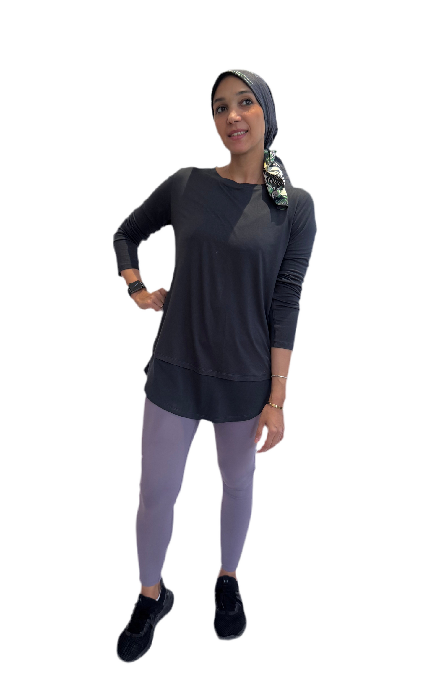 Premium Performance Leggings- Purple- Full length 27”