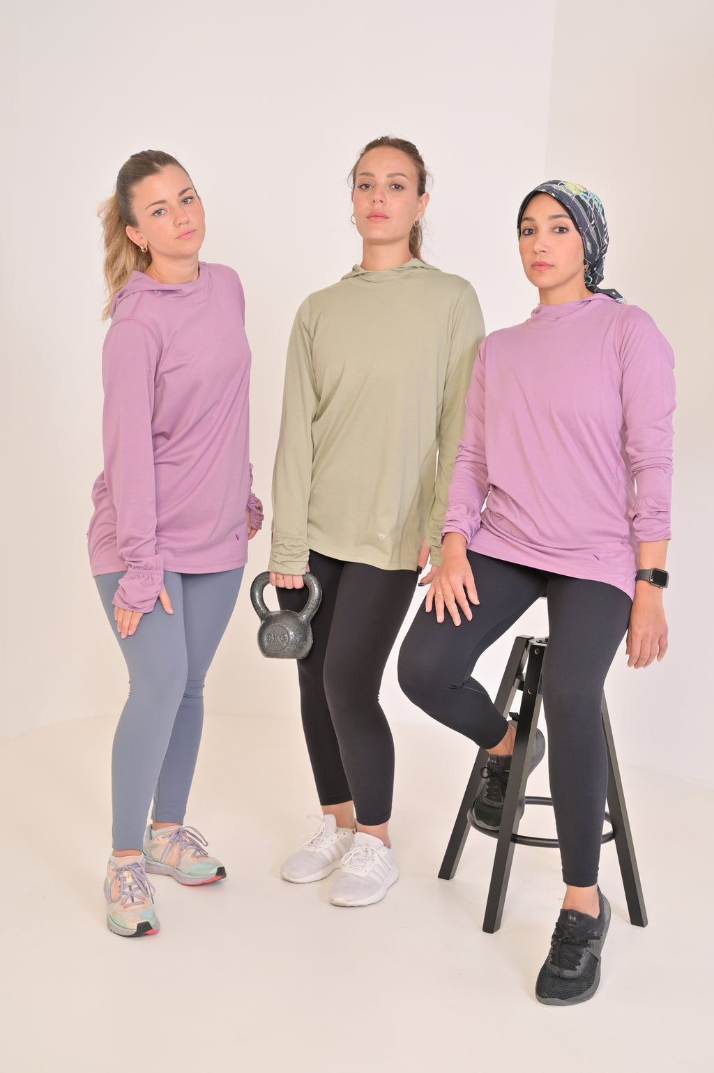 Lightweight workout hoodie - Green