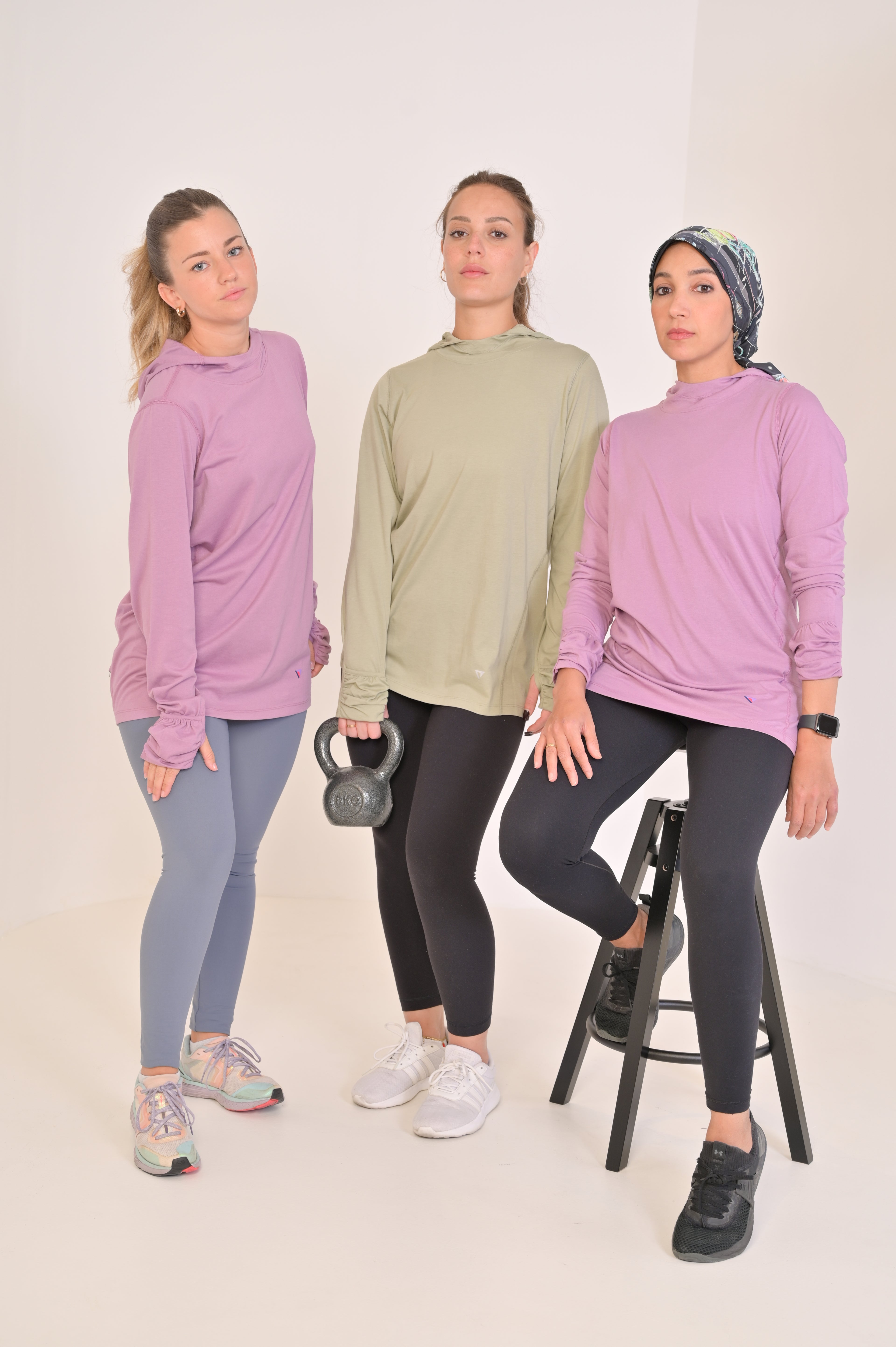Lightweight workout hoodie - Green