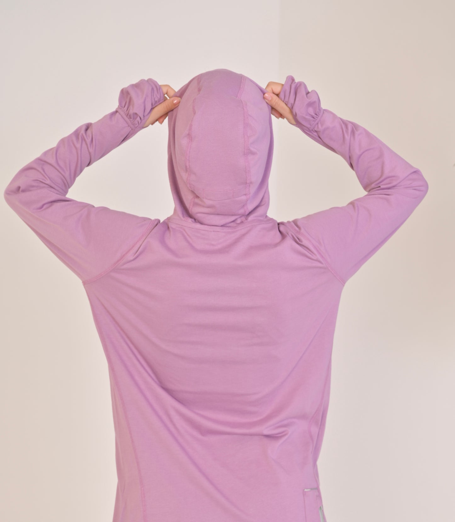 Lightweight workout hoodie- Purple