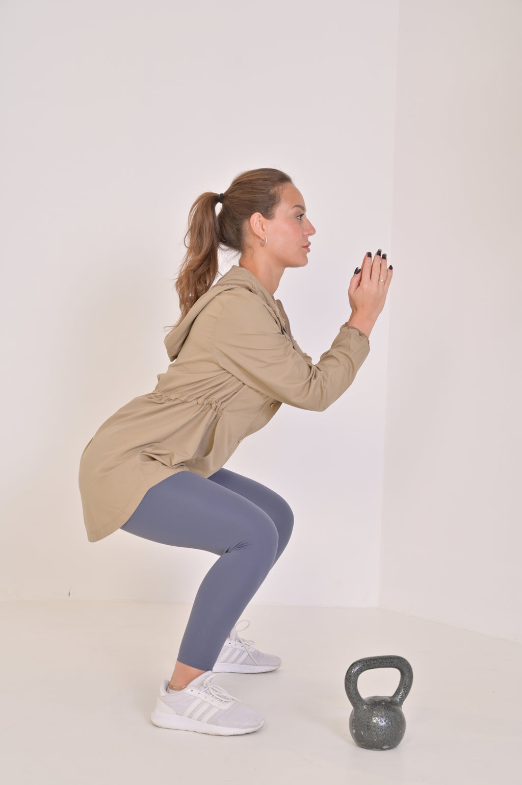 Waterproof Long Jacket - Beige