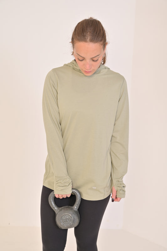 Lightweight workout hoodie - Green