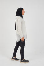 Breezefit Exercise top- Light grey