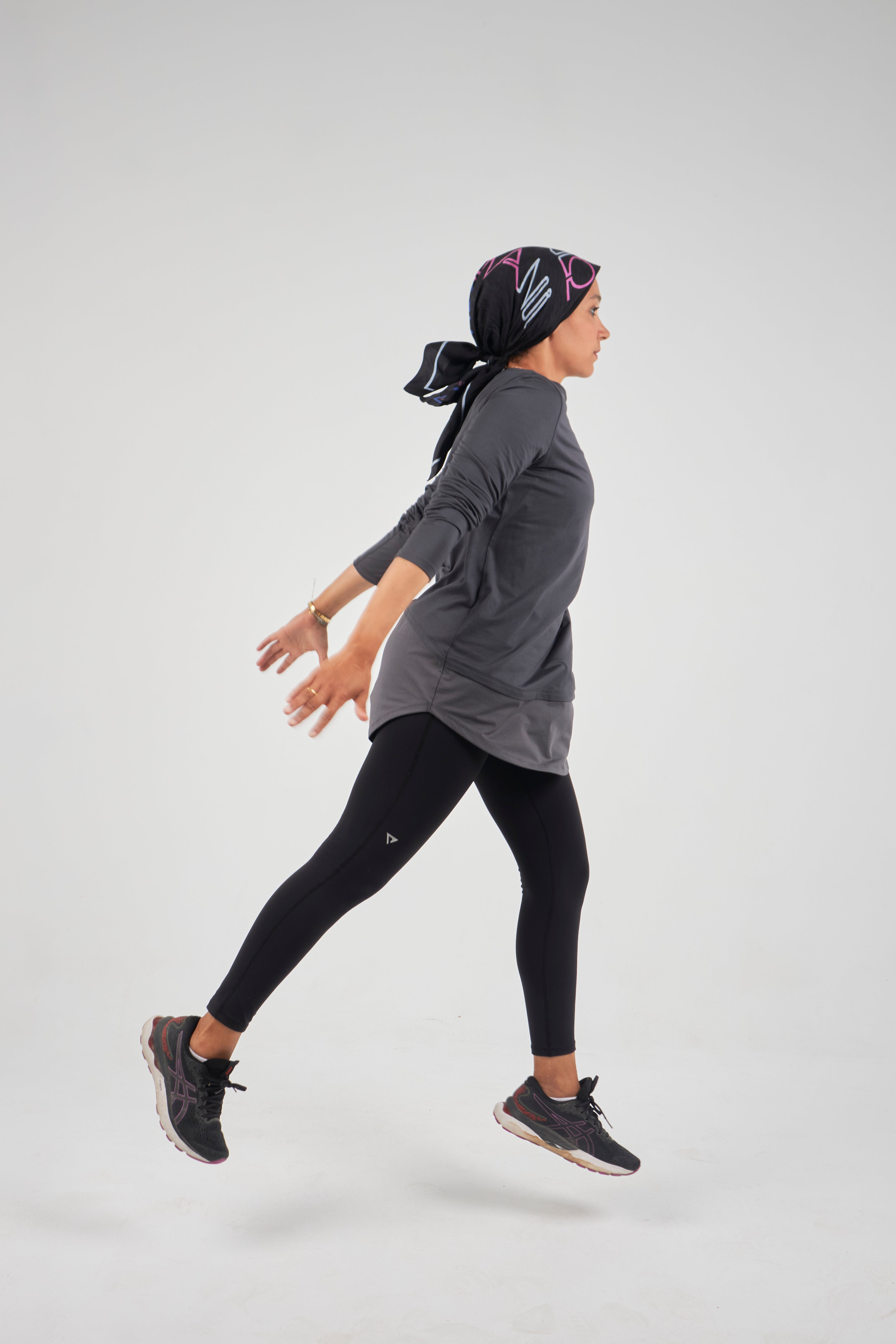 Breezefit Exercise top- Dark grey