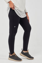 Premium Performance Leggings- Black- Full length 27”
