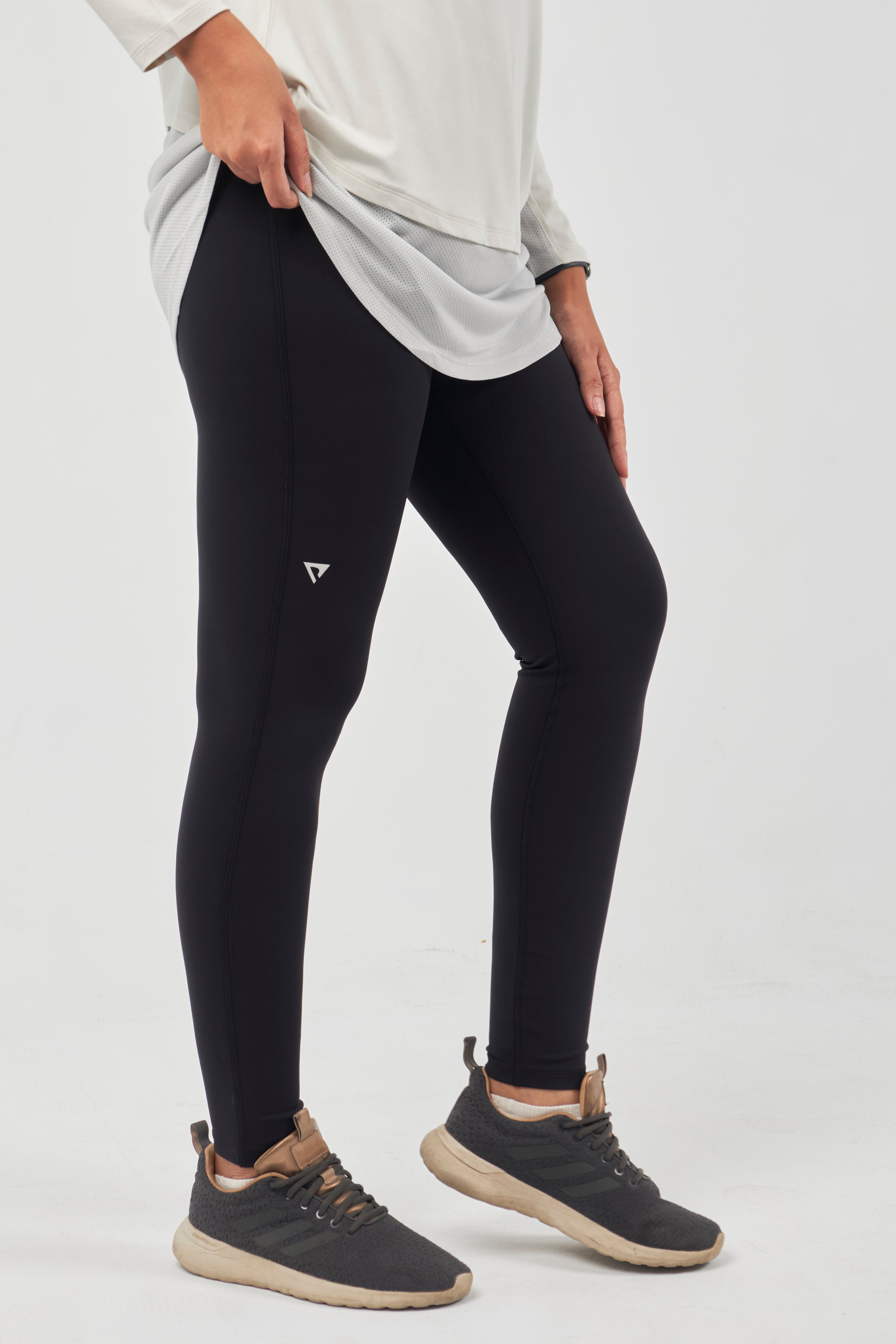 Premium Performance Leggings- Black- Full length 27”
