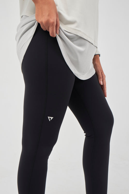 Premium Performance Leggings- Black- Cropped 25”