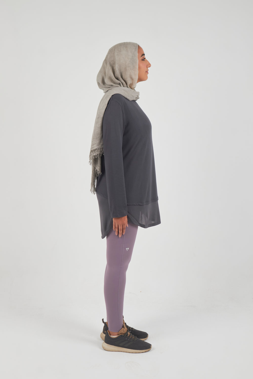 Breezefit Exercise top- Dark grey