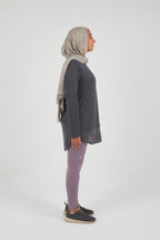 Breezefit Exercise top- Dark grey