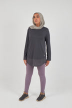 Breezefit Exercise top- Dark grey